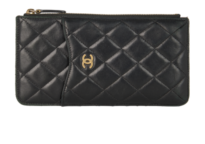 Chanel Flat Wallet Pouch, front view